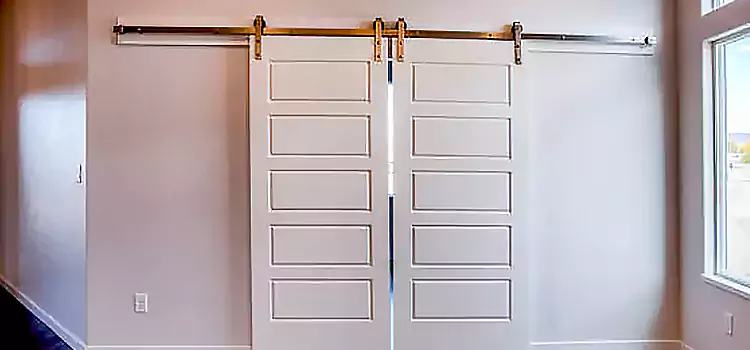 Glass Barn Door with Installation Hardware Kit Fairmont